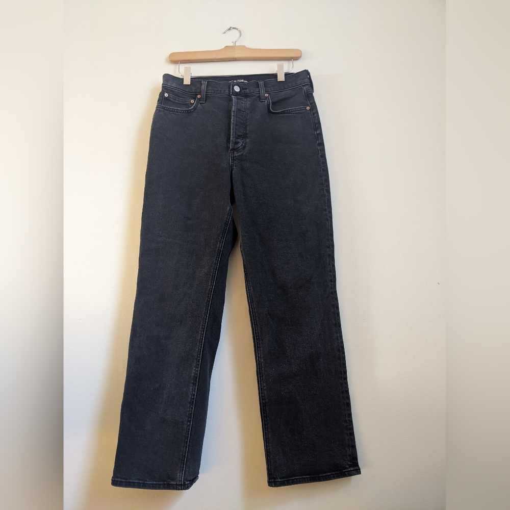 Denim Forum Arlo Hi-Rise Straight Leg Jean